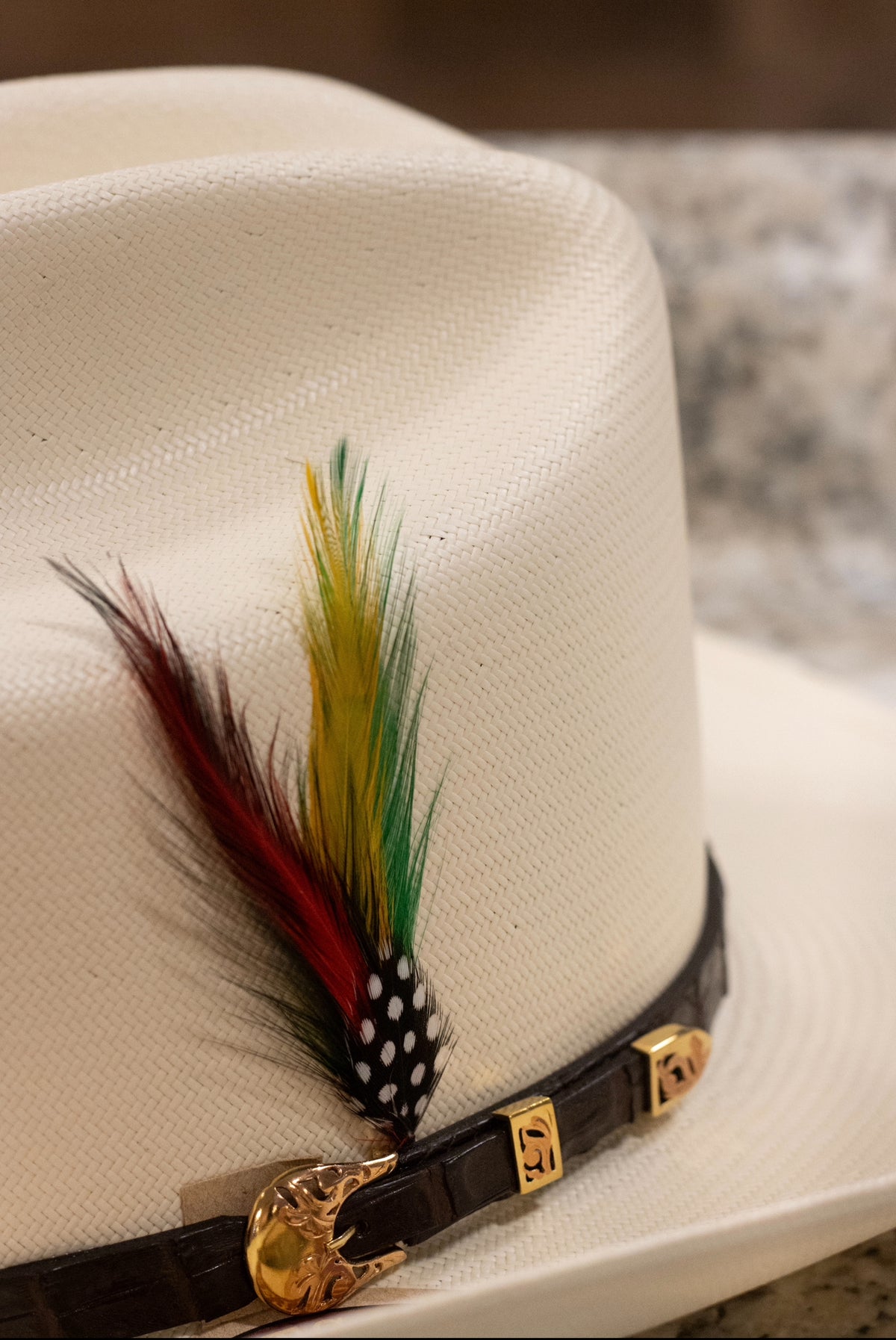 Stetson Straw 1,000x Evilla De Oro Sombrero