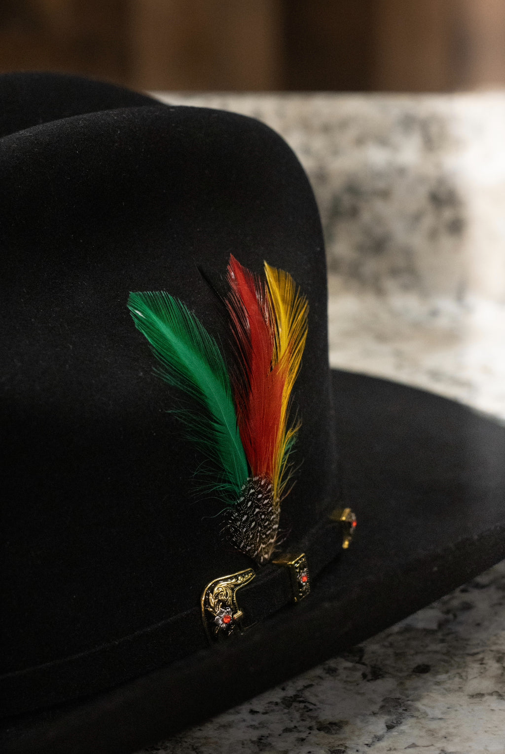 Cuernos Chuecos 30x Tejana - Black