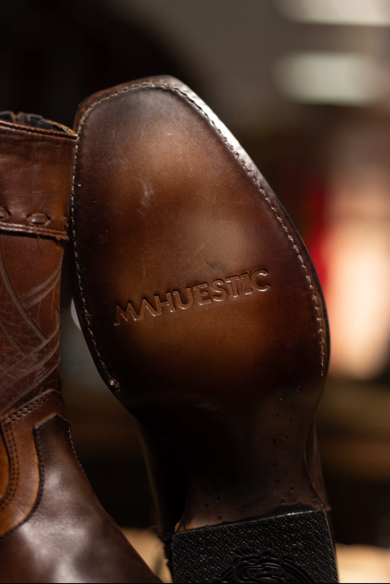 Mahuestic Dubai Toe “Azteca Cafe” Boot