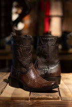 Mahuestic Lizard Rustico Dubai Toe Boots
