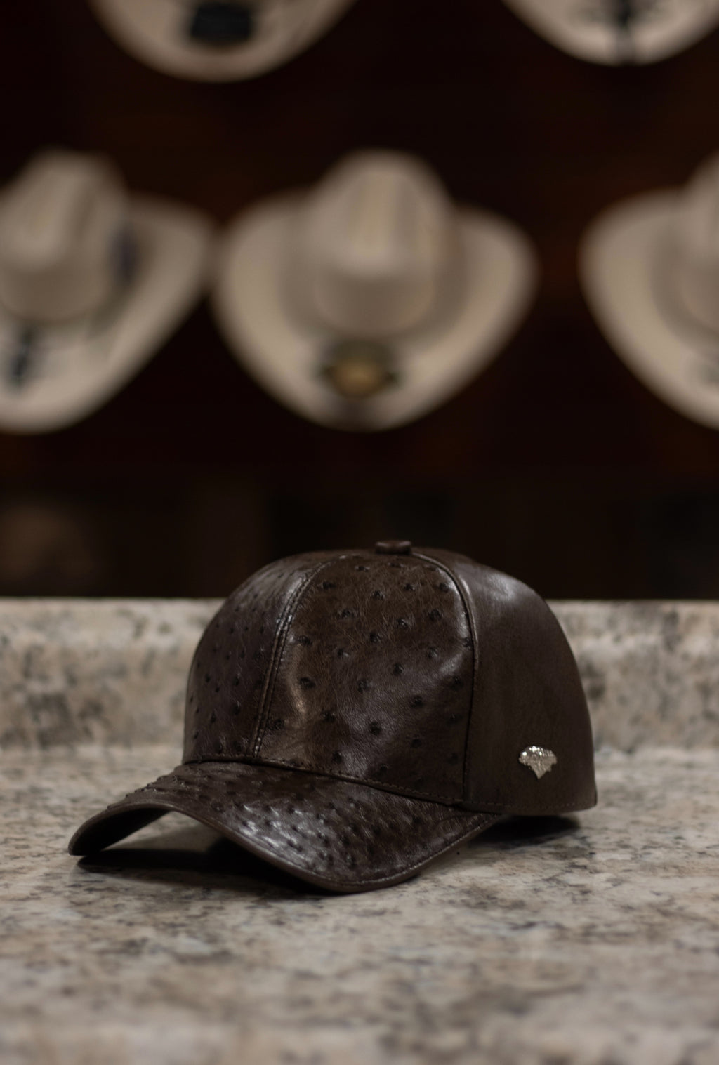 Ostrich “Faded Brown” Cap
