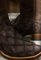 Pirarucu Square Toe “Dark Tobacco” Boots