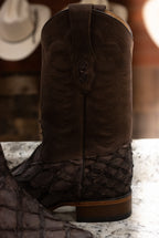 Pirarucu Square Toe “Dark Tobacco” Boots