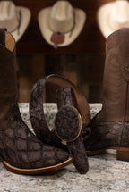 Pirarucu Square Toe “Dark Tobacco” Boots