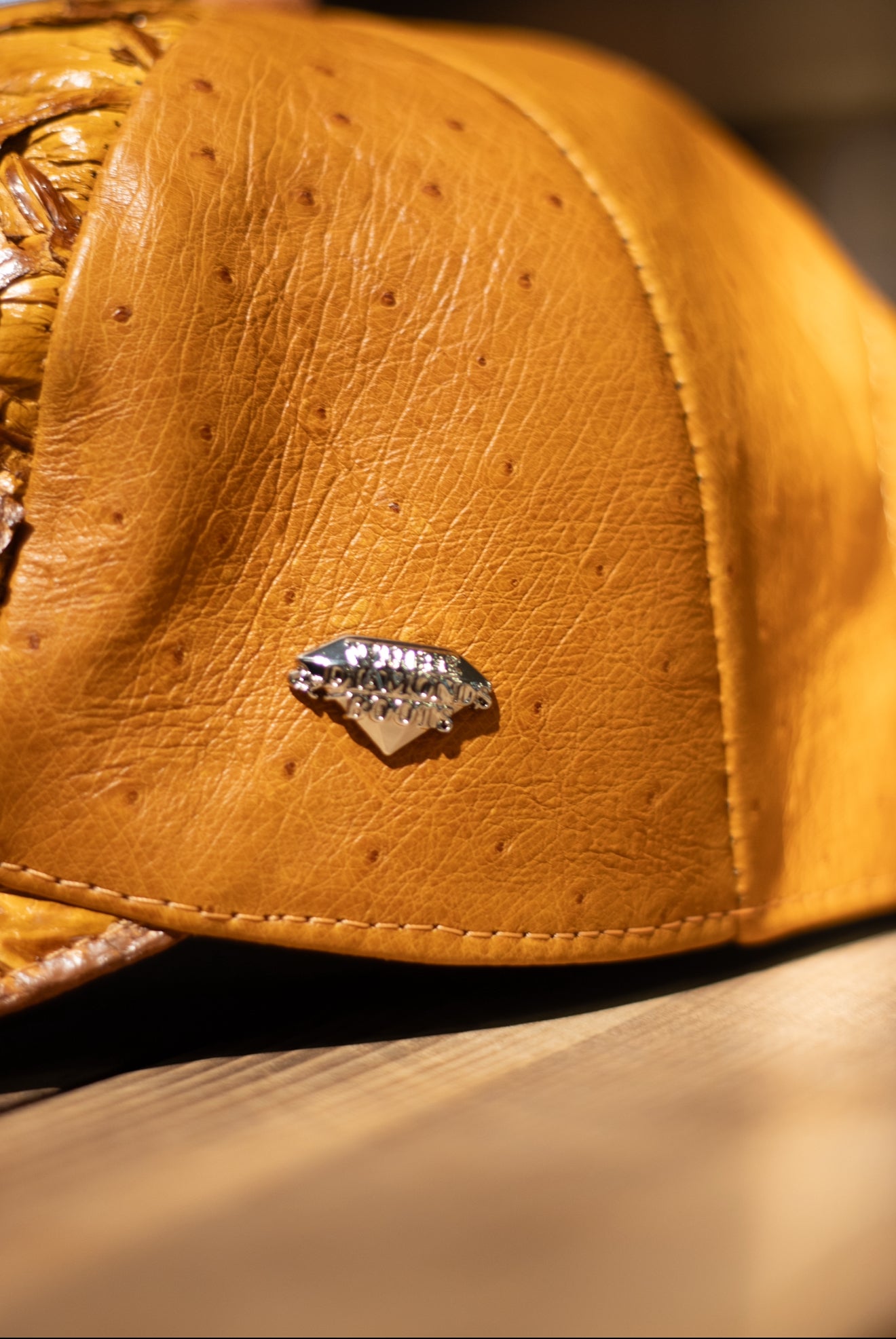 Pirarucu Ostrich “Buttercup” Cap