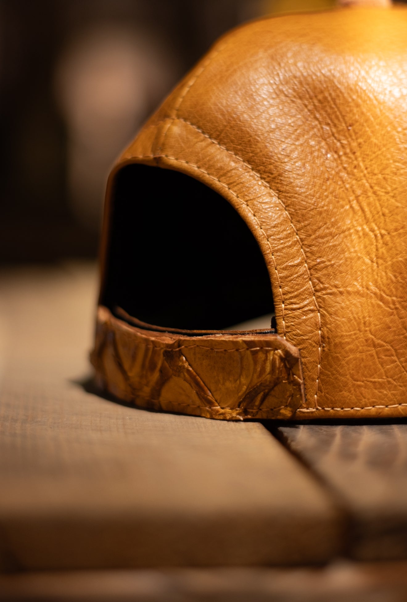 Pirarucu Ostrich “Buttercup” Cap